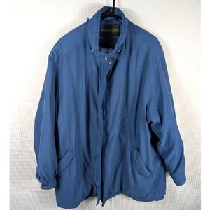Forecaster of Boston Jacket Men’s Large Blue Insulated Zip Vintage Outerwear